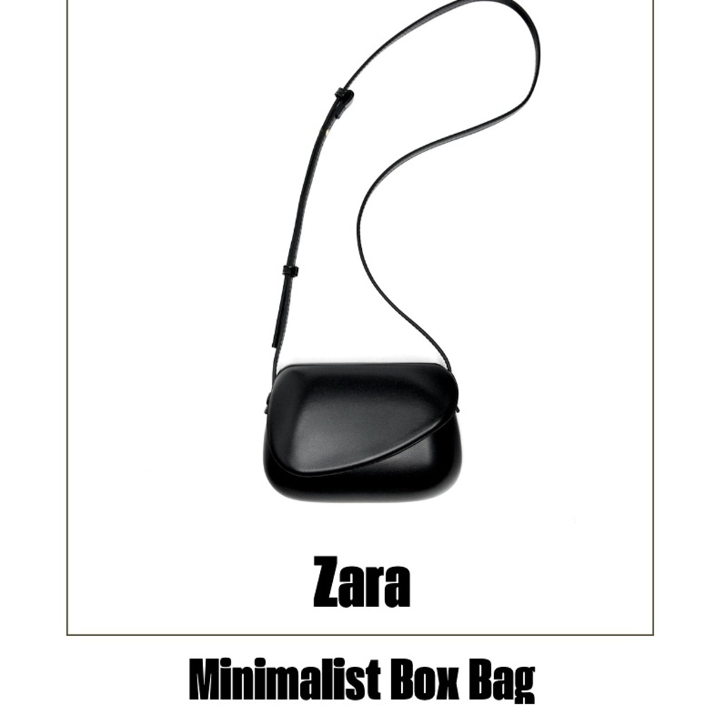 ZARA MINIMALIST BOX BAG